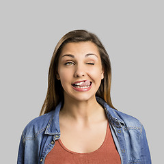 Image showing Crazy face