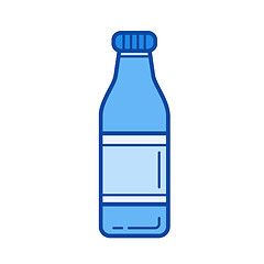 Image showing Soft drink line icon.