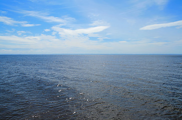 Image showing Sparkling water and sky