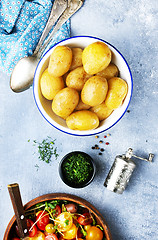 Image showing boiled potato