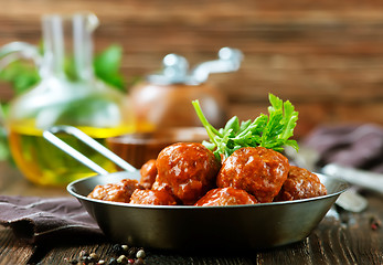 Image showing meatballs