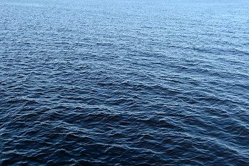 Image showing Blue rippled water