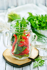 Image showing fresh vegetable salad