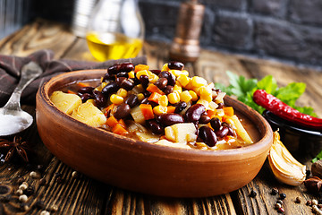 Image showing chilli corn carne