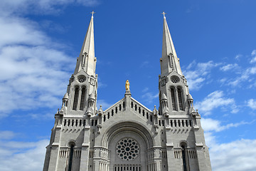 Image showing Catholic church against blue sky