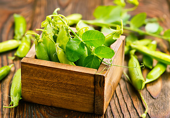 Image showing green peas