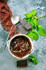 Image showing chocolate sauce