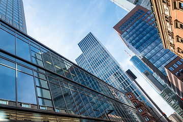 Image showing Frankfurt Germany with some skyscrapers