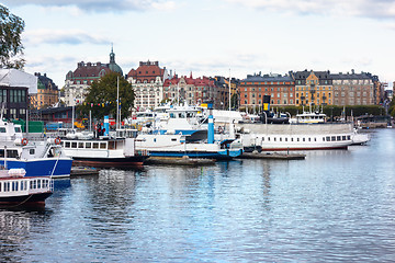 Image showing Stockholm harbor