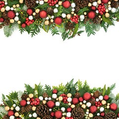 Image showing Christmas Background Border