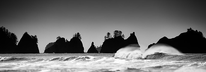 Image showing Pacific Coast Seascape