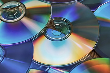 Image showing CD shiny background