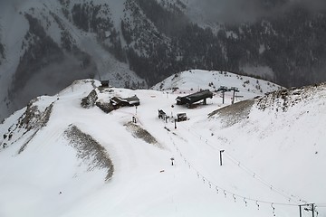 Image showing Winter Snowy Mountain Landscape