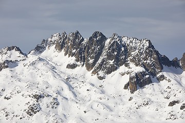 Image showing Mountains in winter