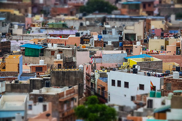 Image showing Tilt shift lens - Jodhpur ( Also blue city) is the second-larges