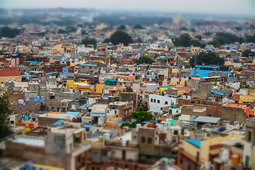 Image showing Tilt shift lens - Jodhpur ( Also blue city) is the second-larges