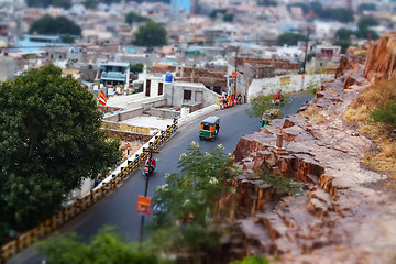 Image showing Tilt shift lens - Jodhpur ( Also blue city) is the second-larges