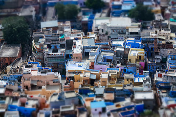 Image showing Tilt shift lens - Jodhpur ( Also blue city) is the second-larges