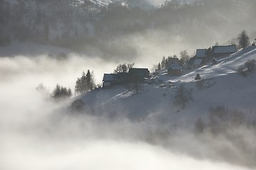 Image showing Winter Snowy Mountain Landscape