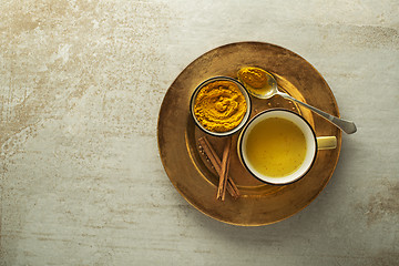 Image showing Turmeric milk