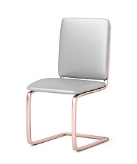 Image showing Gray dining chair