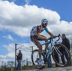 Image showing The Cyclist Hugo Houle - Paris Roubaix 2016