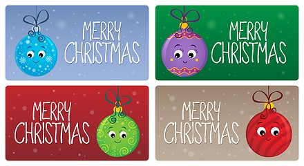 Image showing Merry Christmas theme cards 2