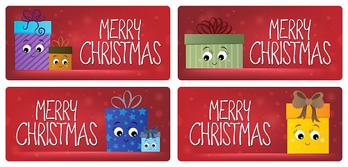 Image showing Merry Christmas theme cards 3