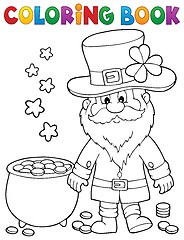 Image showing Coloring book St Patricks Day theme 2