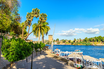 Image showing Embankment in Aswan