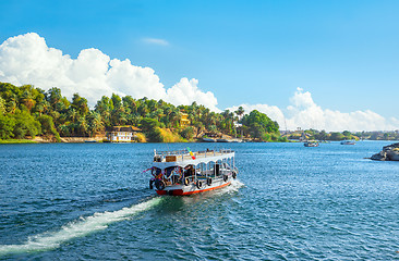 Image showing Touristic boat in Aswan