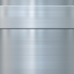 Image showing fine brushed steel metal