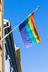 Image showing Rainbow Flag Sun