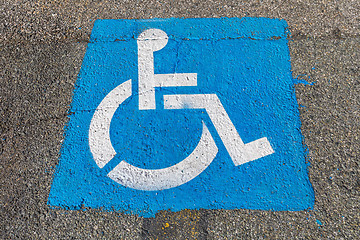 Image showing Disabled Parking Sign