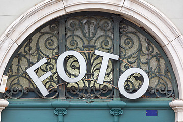 Image showing Foto Letters