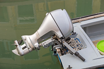 Image showing Outboard Engine