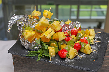 Image showing Fruit Skewer