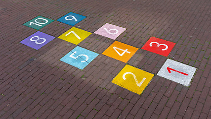 Image showing Hopscotch Playground