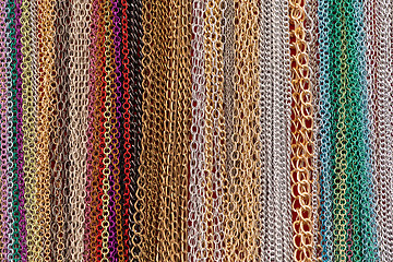 Image showing Colourful Bijoux Chains