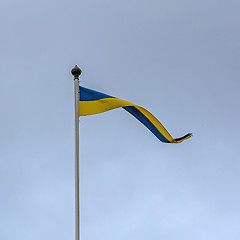 Image showing Long Sweden Flag