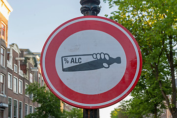 Image showing No Alcohol Sign