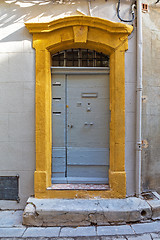 Image showing Yellow Frame Door