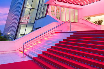 Image showing Red Carpet Festival Hall