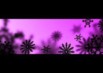Image showing modern snowflake