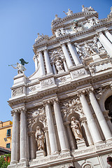 Image showing Palace in renaissance style in Venice, Italy.