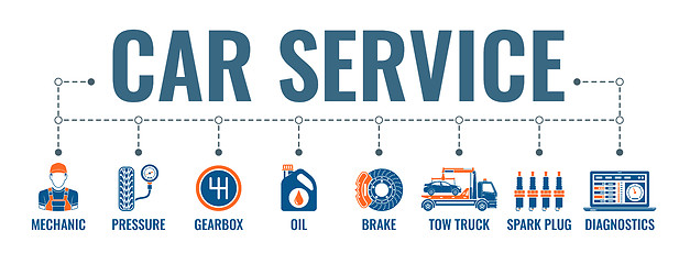 Image showing Car Service Banner