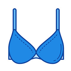 Image showing Bra line icon.