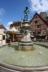 Image showing Dijon fountain