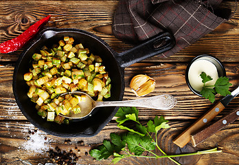 Image showing fried zucchini