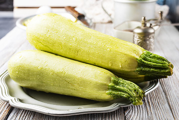 Image showing green zucchini